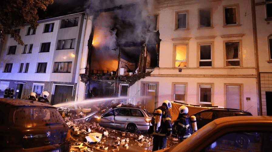 مصرع شخص واصابة العديد من المواطنين في انفجار شرقي المانيا
