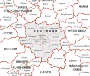  خريطة ألمانيا دورتموند