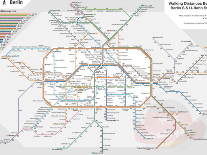 خريطة قطارات برلين
