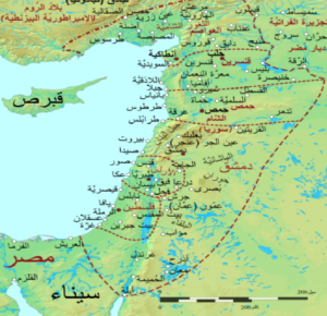خريطة سوريا الكبرى
