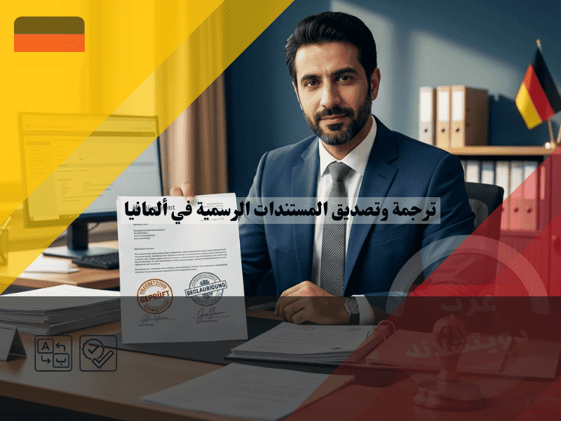 ترجمة وتصديق المستندات الرسمية في ألمانيا الدليل الشامل للترجمة والتوثيق