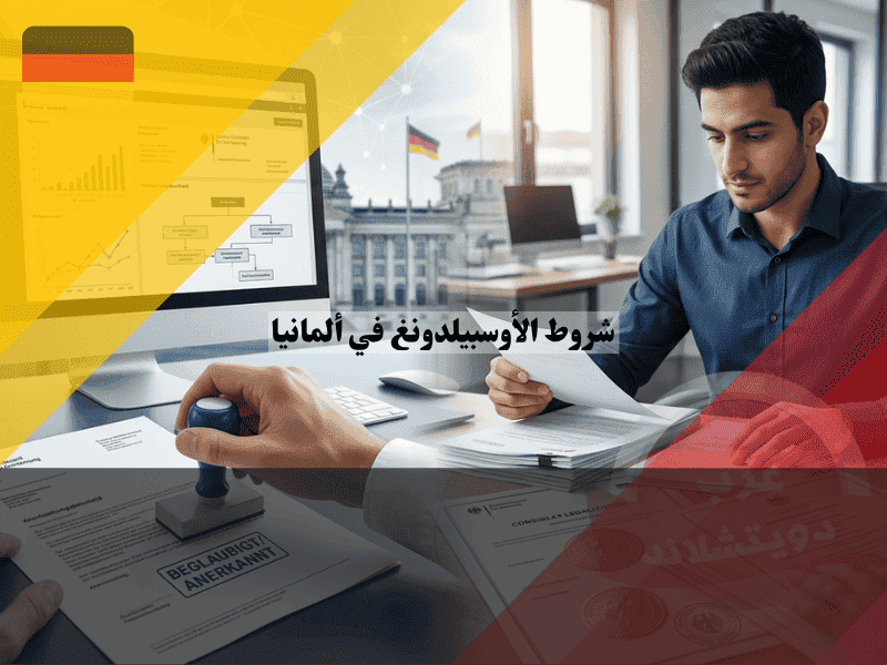 شروط الأوسبيلدونغ لغير المقيمين في ألمانيا دليل الأوراق والمعادلة