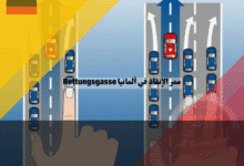 ممر الإنقاذ في ألمانيا Rettungsgasse القواعد الصحيحة، الغرامات، وعقوبات التعدي