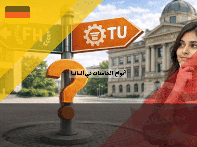 أنواع الجامعات في ألمانيا الفرق بين Uni, FH, TU,Kunst وأيهما يناسبك؟