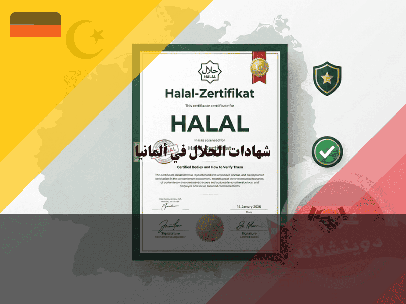 شهادات الحلال في ألمانيا 2026: الجهات المعتمدة وكيفية التحقق منها شهادات الحلال في ألمانيا الجهات المعتمدة وكيفية التحقق منها